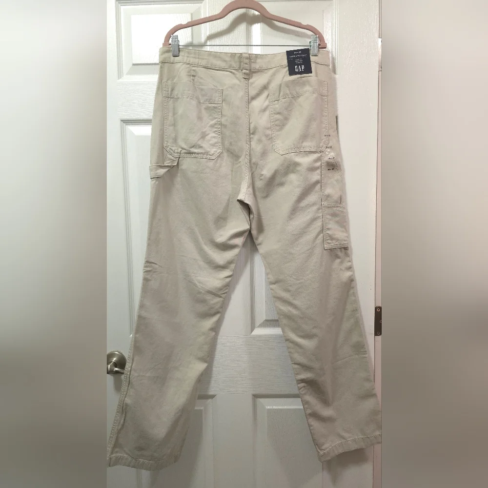 NWT Gap Utility Carpenter Pants Khaki 34x32